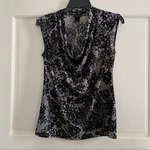 Ann Taylor Lace Print Blouse